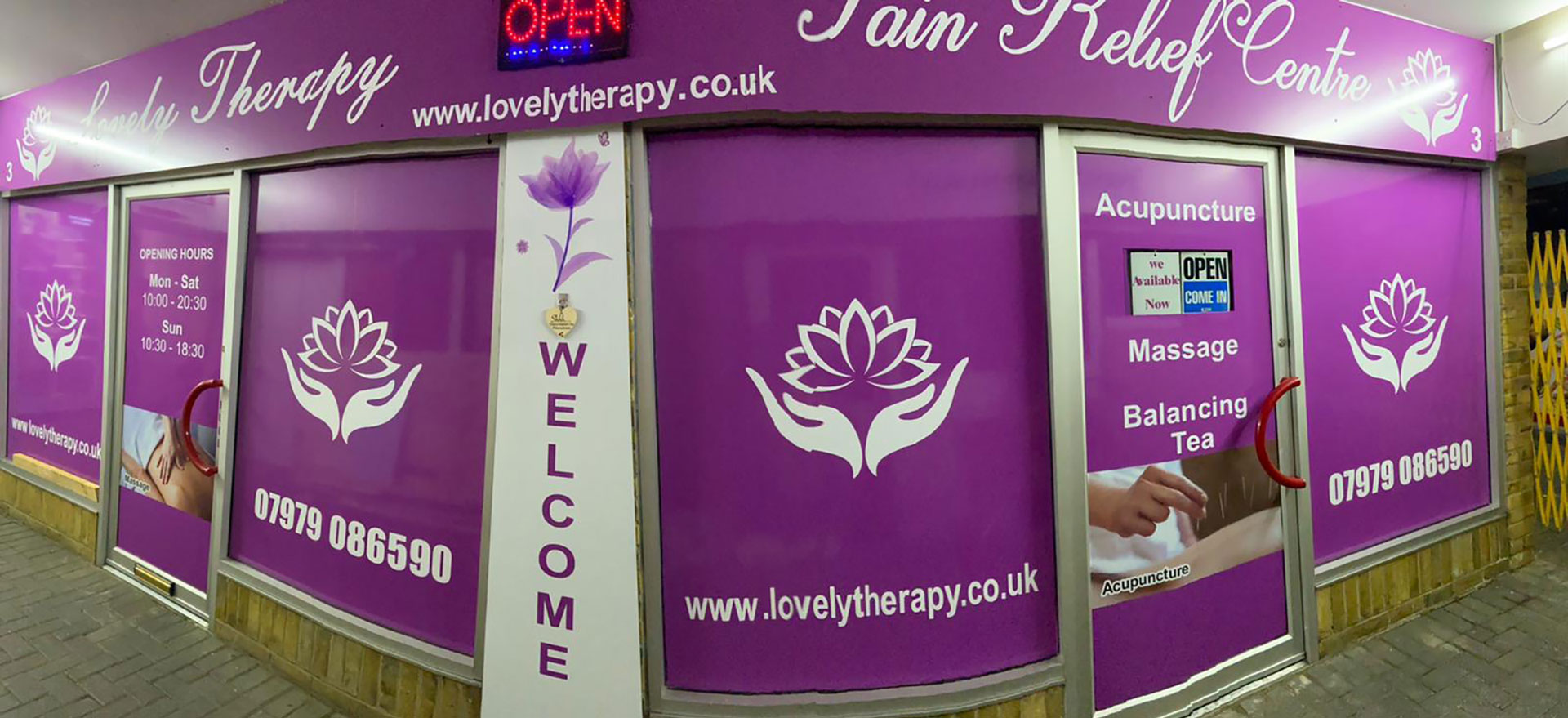 Lovely Therapy Shop Front