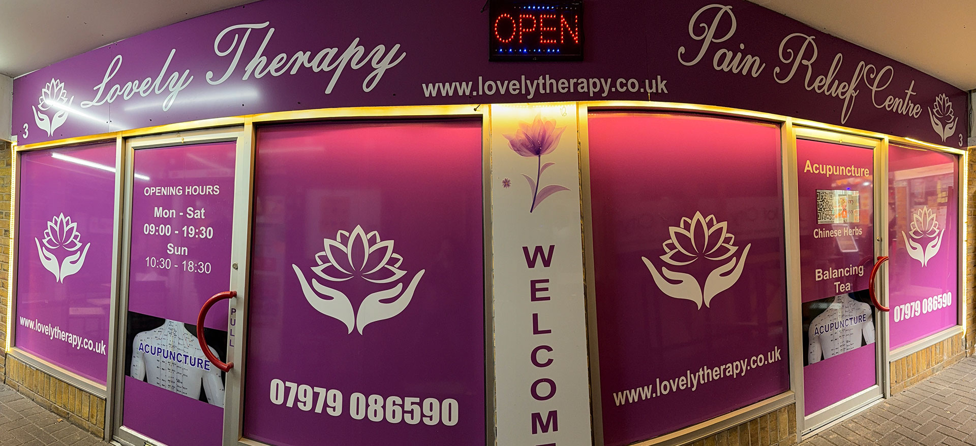 Lovely Therapy Shop Front